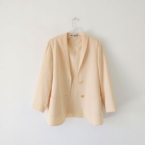 SOLD - Jil Sander Soft Yellow Wool Jacket 38